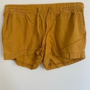 Women’s Mustard Yellow Shorts